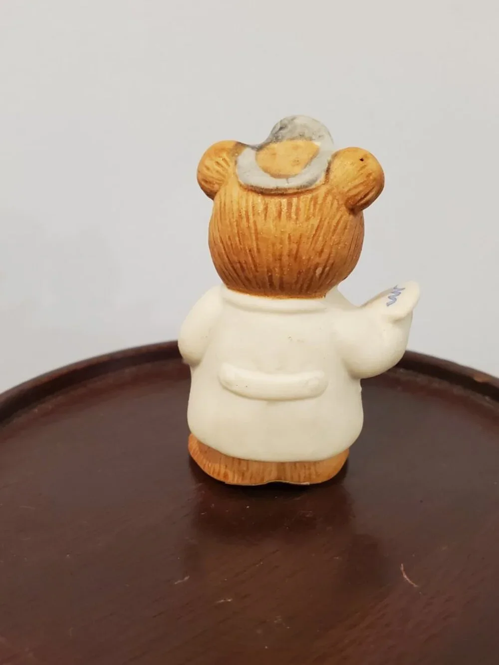 Vintage Homco Doctor Bear Figurine White Lab Coat Stethoscope 2